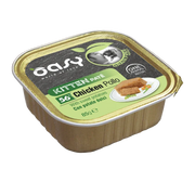 Oasy Wet Cat Grain Free Kitten Pollo con Patate Dolci Vaschetta 85 g
