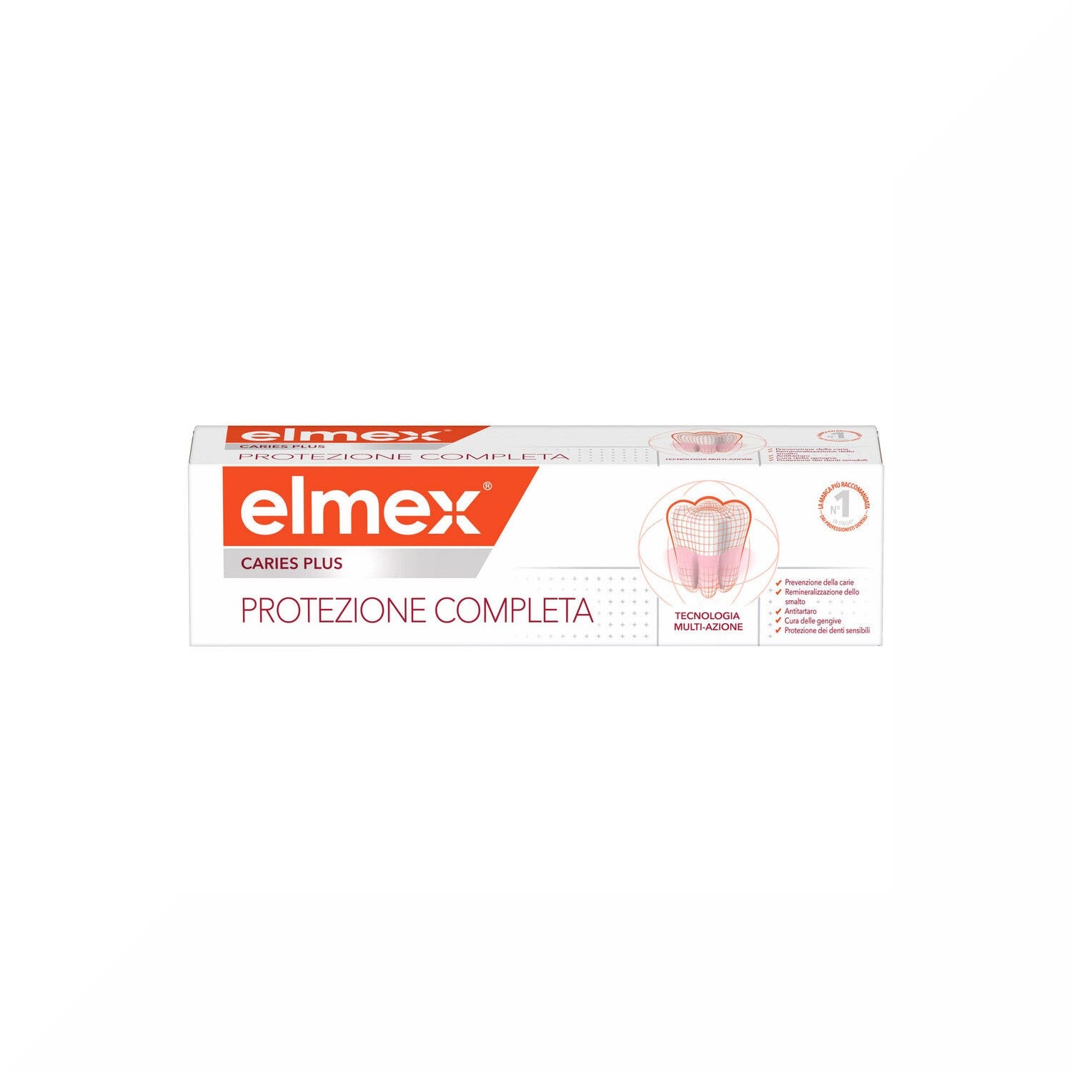 Elmex Dentifricio Carie Plus Protezione Completa 75 ml-1