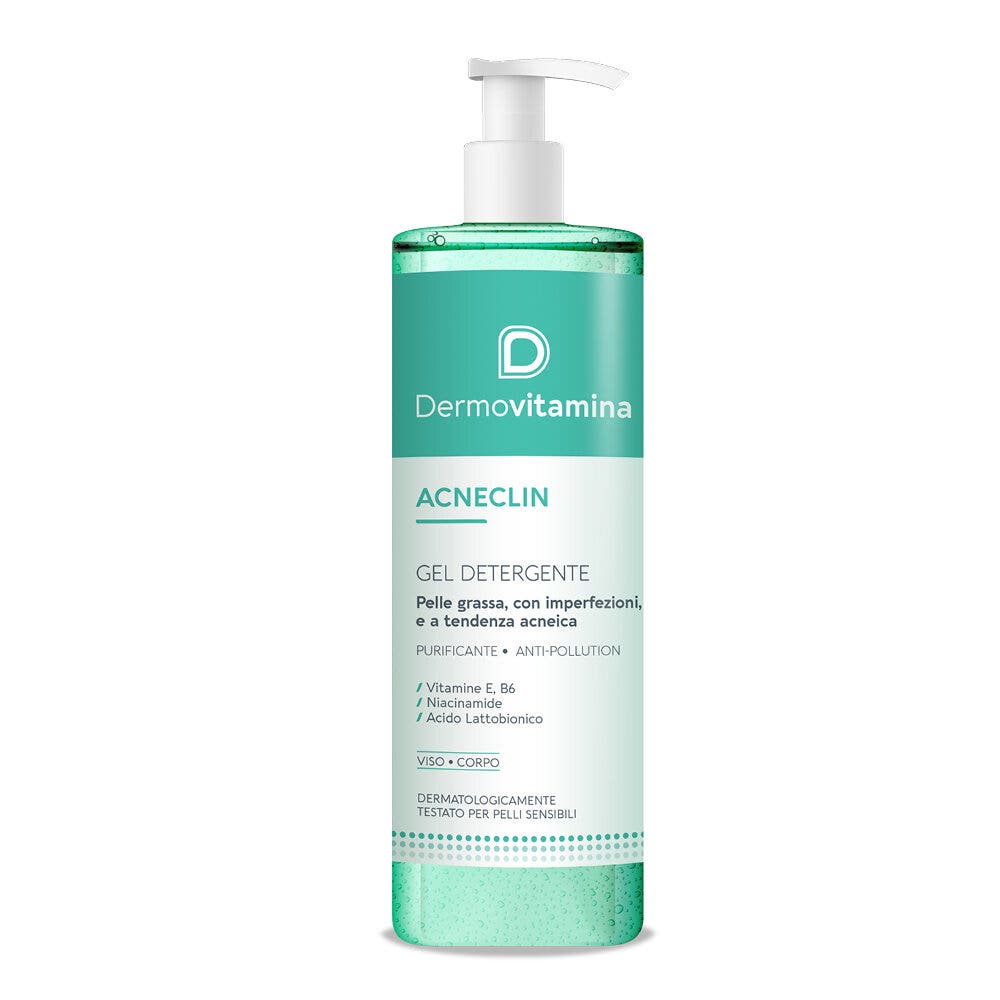 Dermovitamina Acneclin Gel Detergente 400ml-1