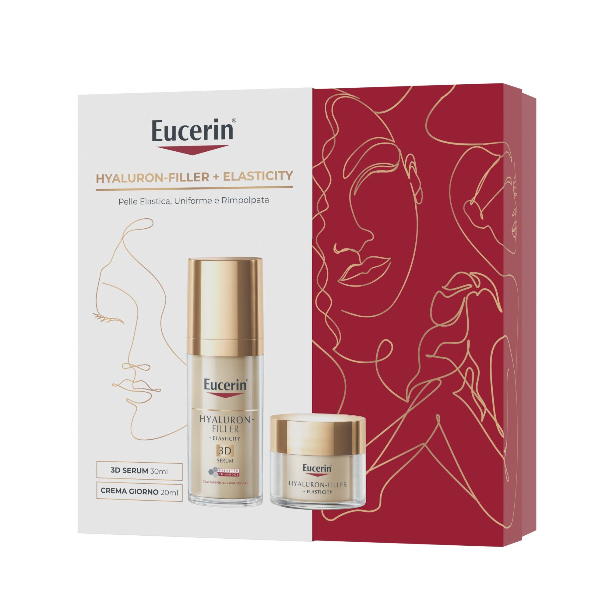 Eucerin Cofanetto Hyaluron-Filler + Elasticity 3D Serum 30ml + Crema Giorno 20ml-1