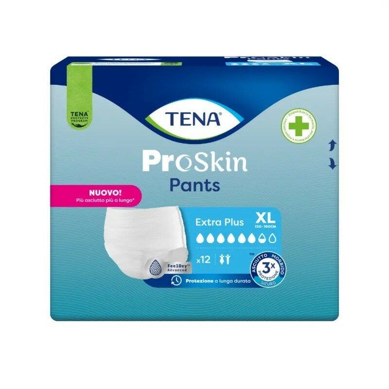 Tena Pants Extra Plus Pannoloni Mutandine Assorbenti Taglia XL 12 Pezzi-1