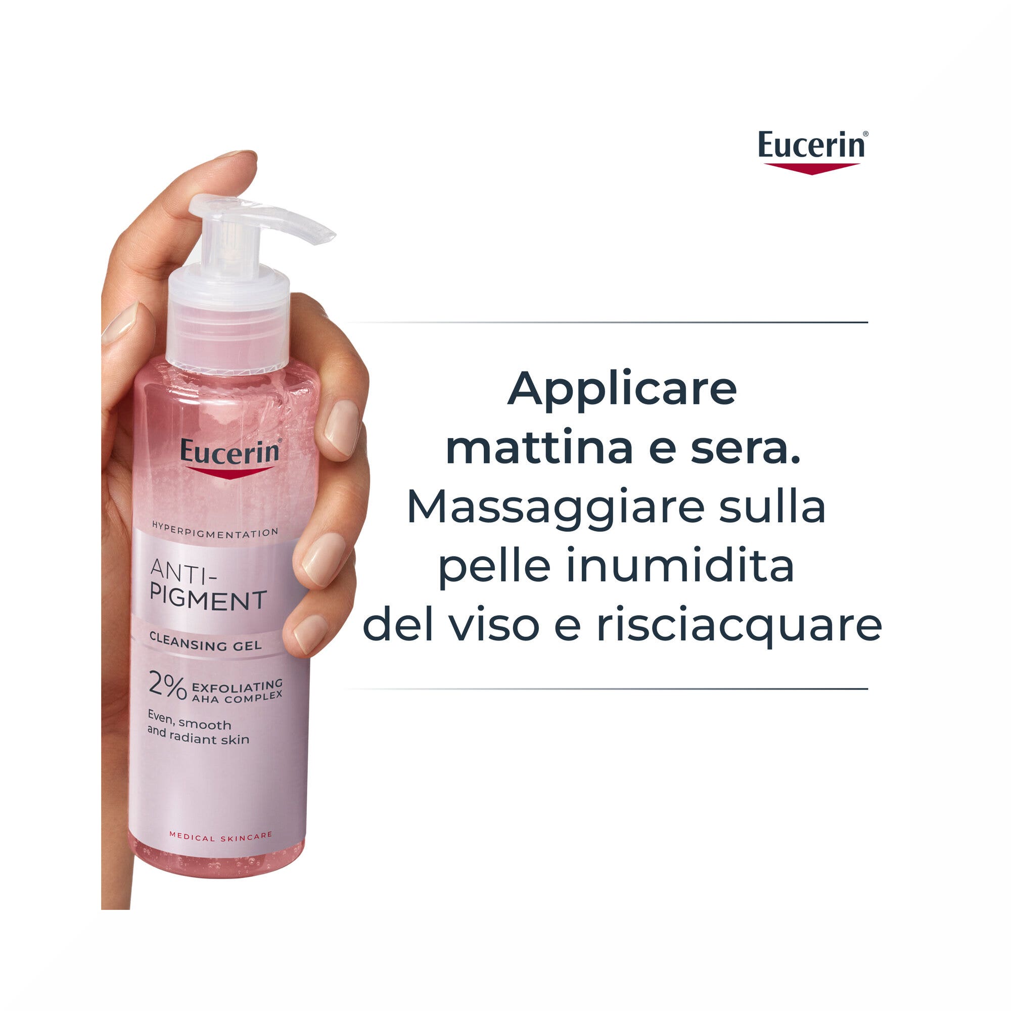 Eucerin Antipigment Gel Detergente Viso 200ml-8