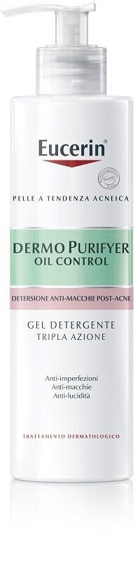 Eucerin DermoPurifyer Oil Control Gel Detergente Tripla Azione 400ml-1