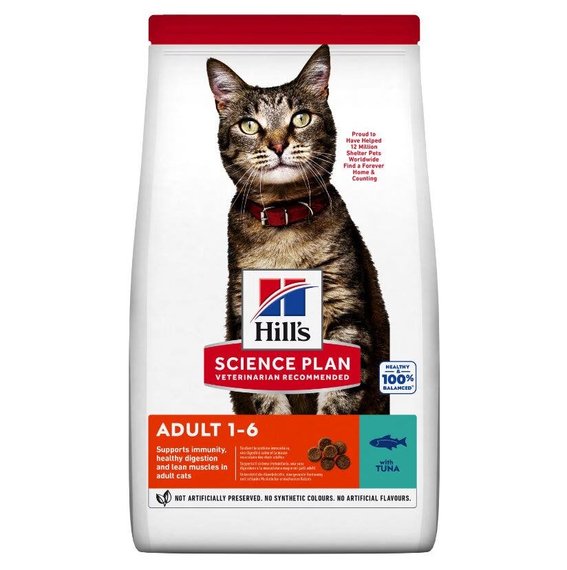 Hill's Science Plan Adult Alimento per Gatti con Tonno 3kg-1
