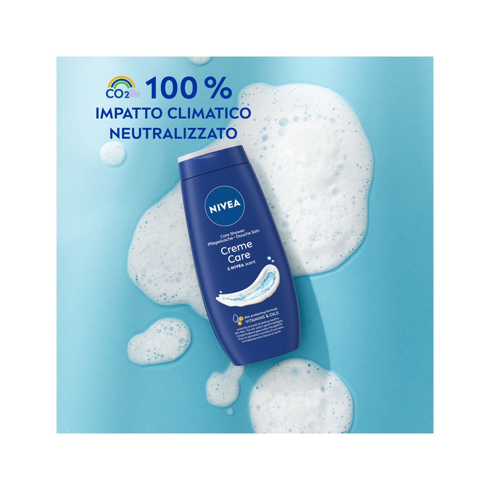 Nivea Bagnodoccia Creme Care Bagnoschiuma Cremoso E Idratante Al Profumo Di Nivea Creme 650ml-4
