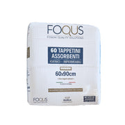 Foqus Tappetini Assorbenti 60x90cm Con Adesivi 60 Pezzi