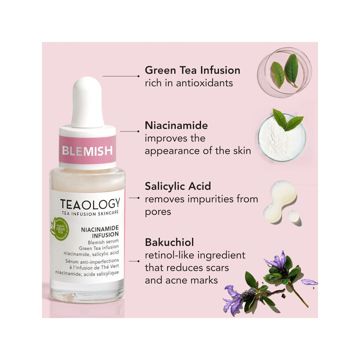 Teaology Siero Niacinamide Anti-Imperfezioni 15ml-3