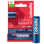 Labello Caring Beauty Lip & Cheek Red Spf30 Burrocacao Labbra E Guance Colorato Rosso 4,8g-1