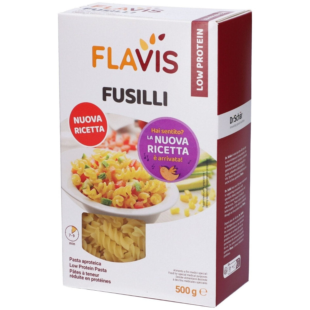 Flavis Fusilli Aproteici 500 g-0