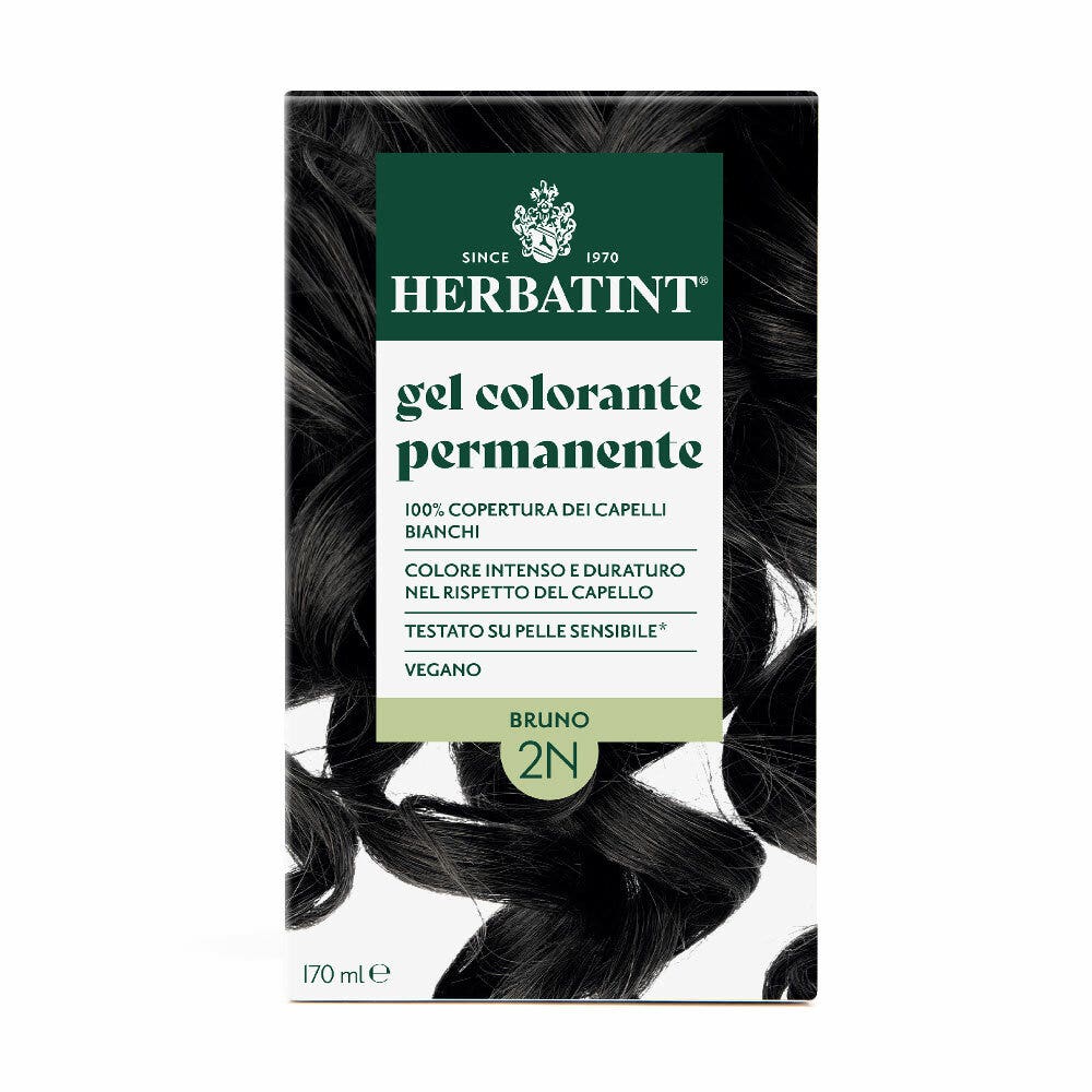 Herbatint Gel Colorante Permanente 2N Bruno 170ml-2