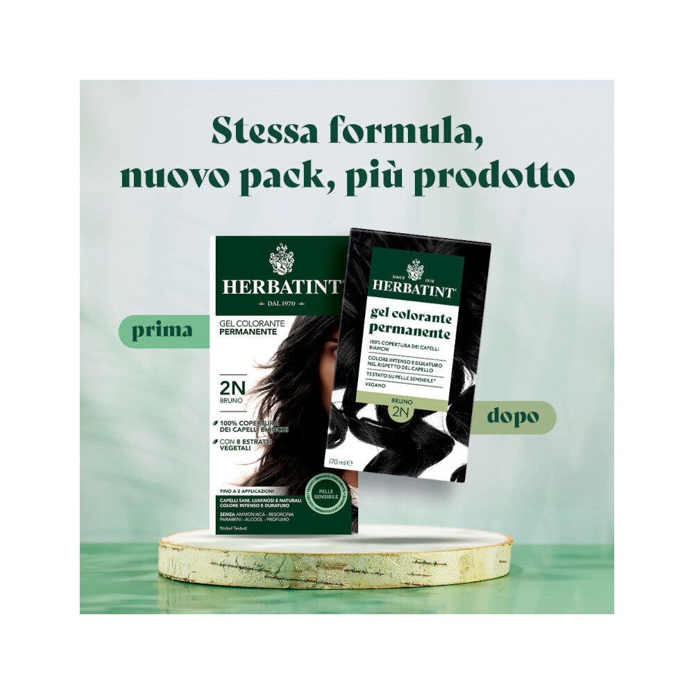Herbatint Gel Colorante Permanente 2N Bruno 170ml-6
