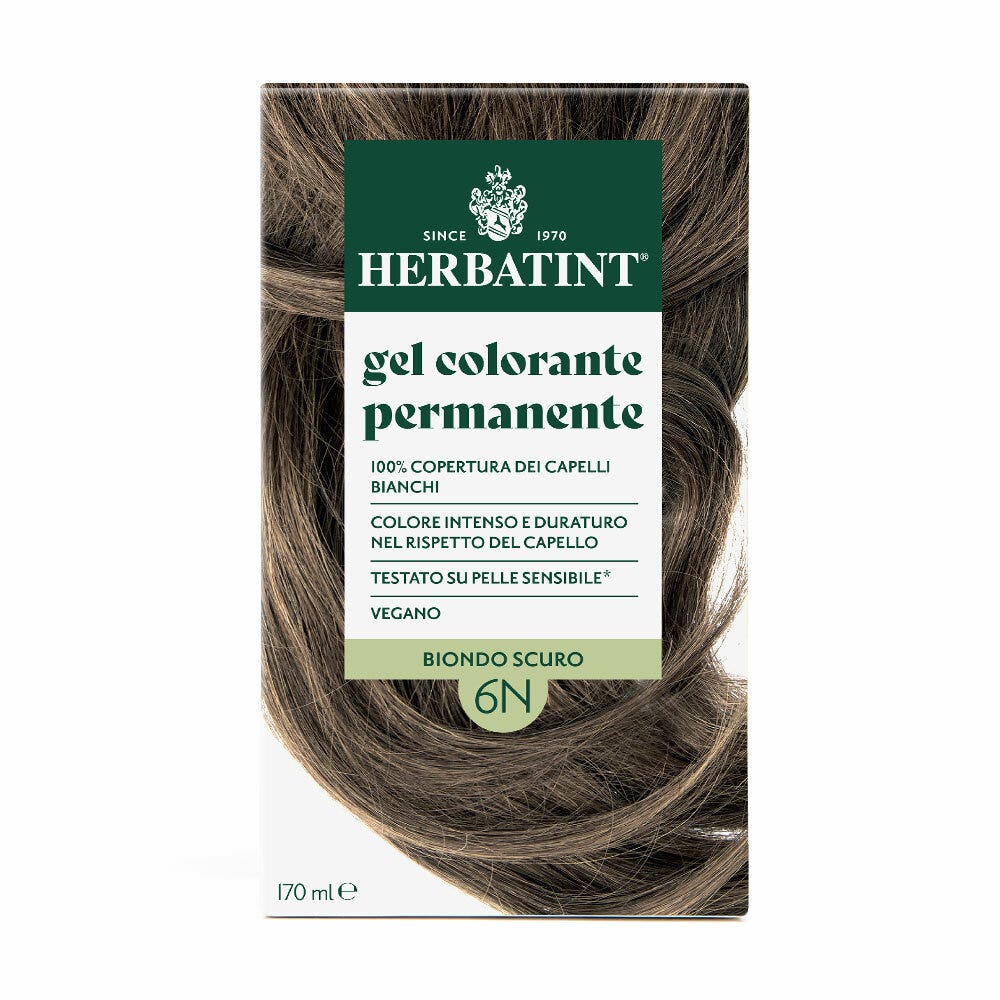 Herbatint Tintura Per Capelli Gel Permanente 6N Biondo Scuro 170ml-2