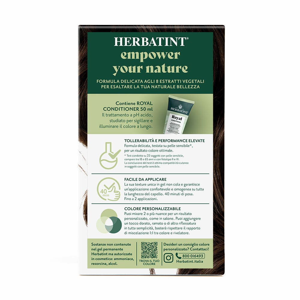 Herbatint Tintura Per Capelli Gel Permanente 4D Castano Dorato 170ml-3