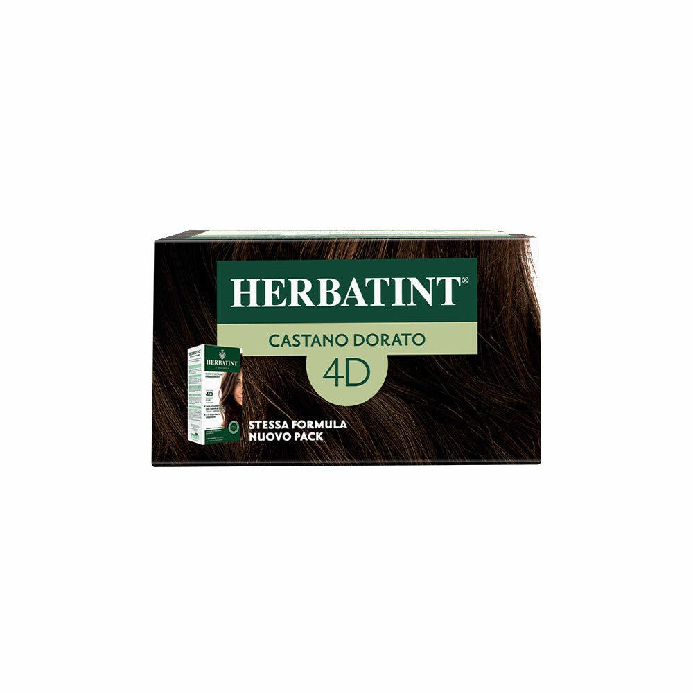 Herbatint Tintura Per Capelli Gel Permanente 4D Castano Dorato 170ml-4
