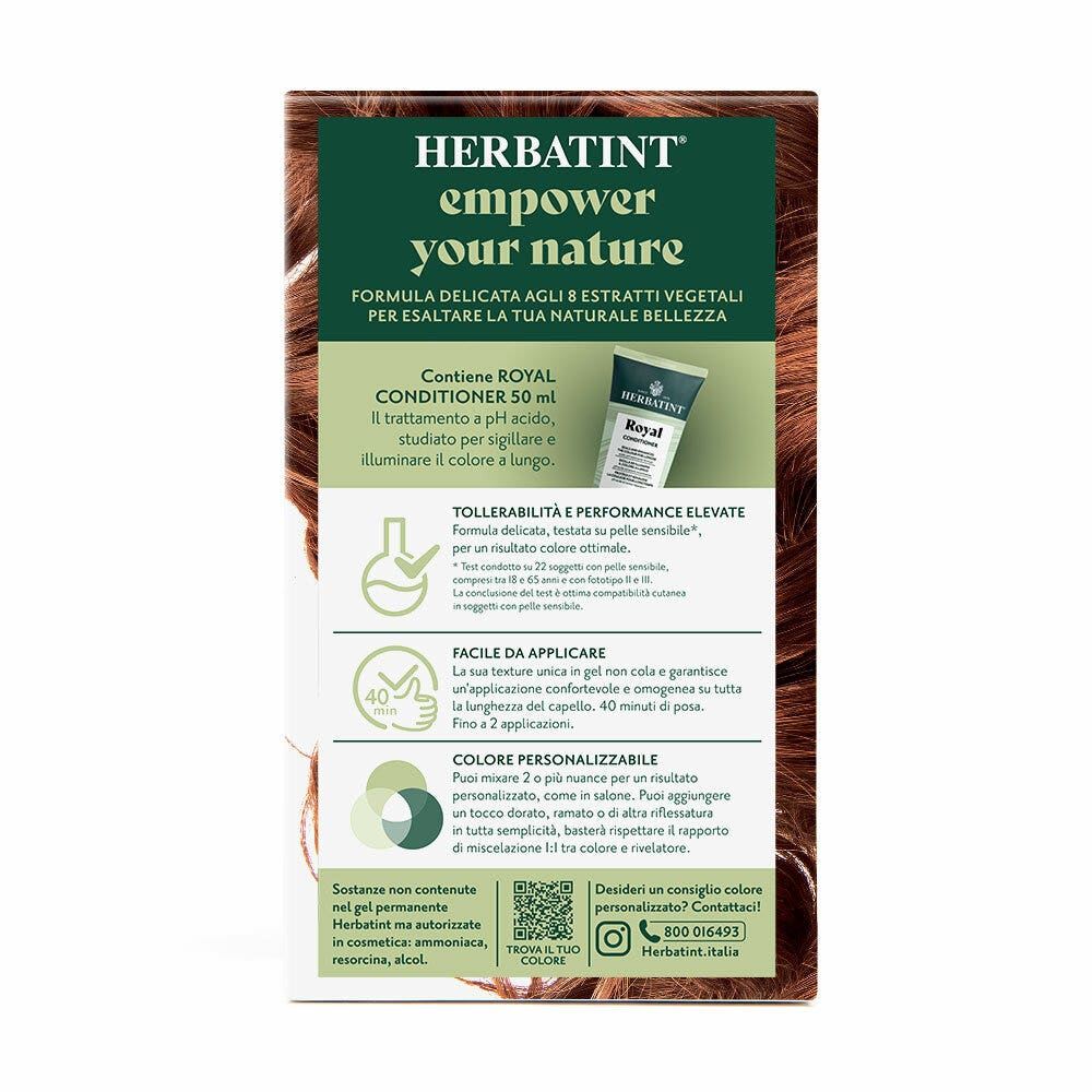 Herbatint Tintura Per Capelli Gel Permanente 7R Biondo Ramato 170ml-3
