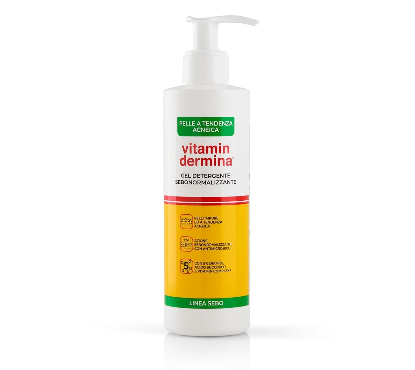 Vitamindermina Sebo Gel Detergente Sebonormalizzante 240ml-1