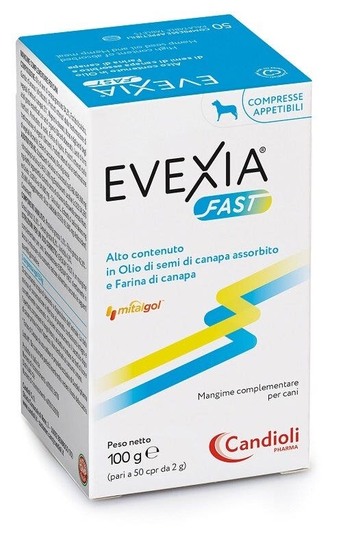 Candioli Evexia Fast Mangime Complementare Per Cani 50 Compresse-1