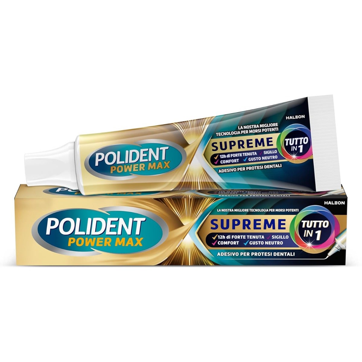Polident Power Max Supreme Tutto in 1 Crema Adesiva Protesi 70 g-1