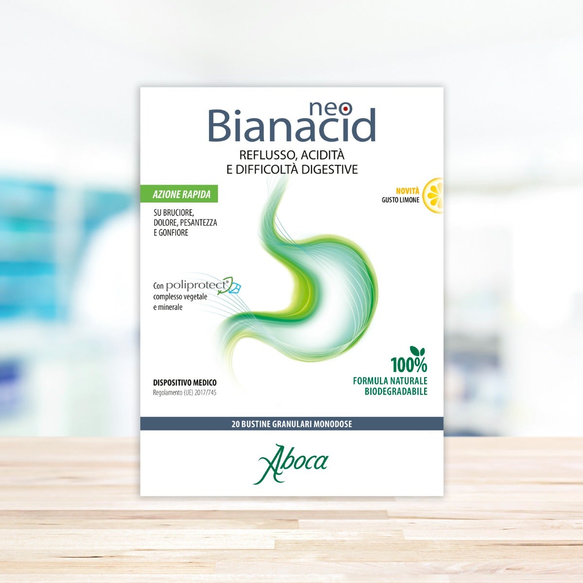 Aboca Neobianacid 20 Bustine Limone-2