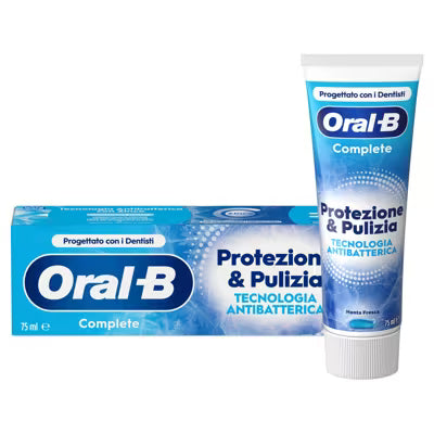 Oral-B Complete Dentifricio Protezione & Pulizia Tecnologia Antibatterica 75ml
