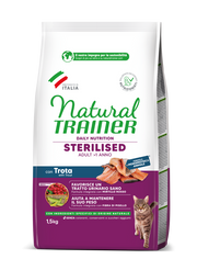Natural Trainer Per Gatti Adulti Sterilizzati Trota 1,5 kg