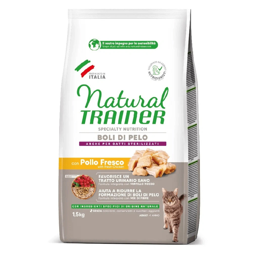 Natural Trainer Cat Benessere Chicken 1,5 kg