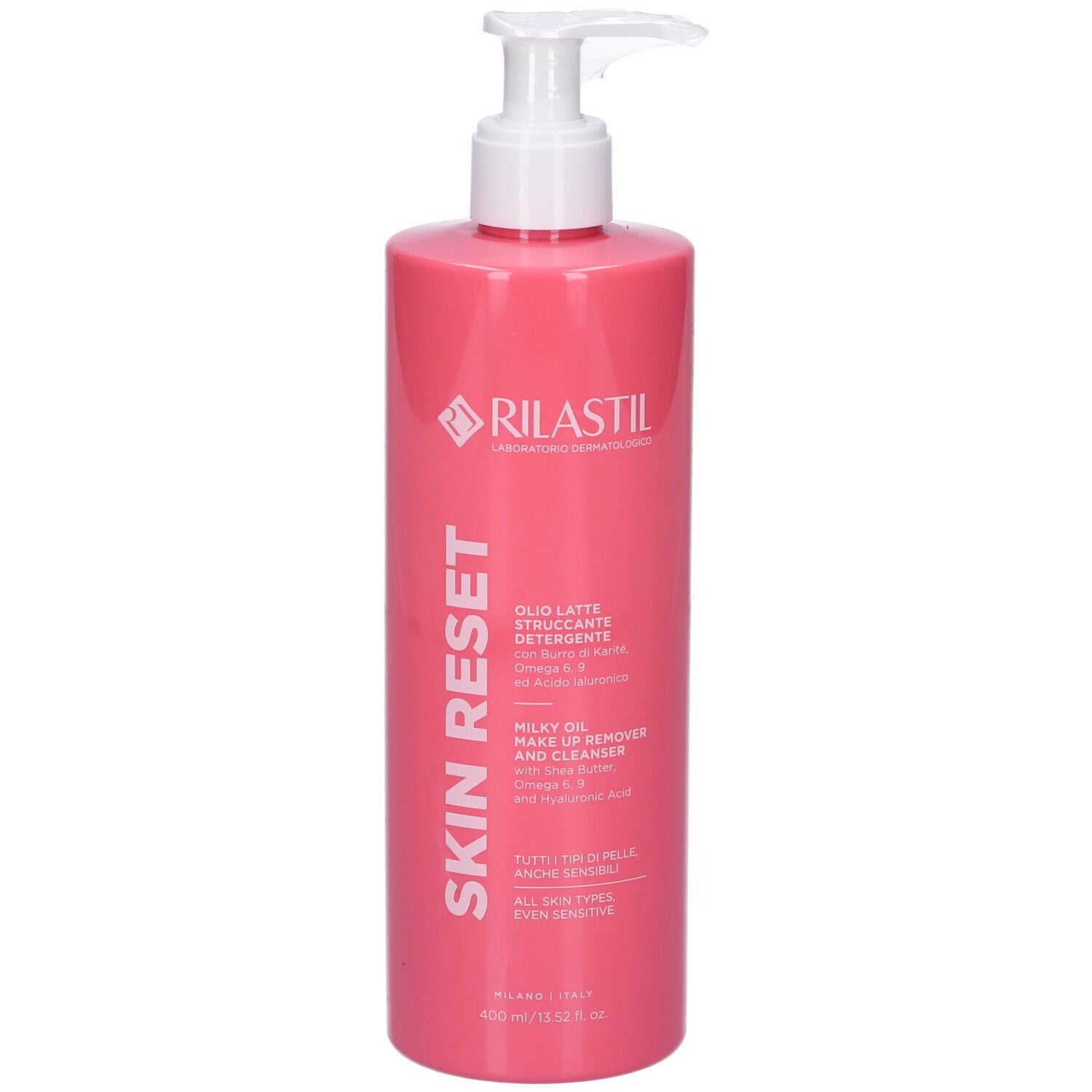 Rilastil Skin Reset Olio Latte Detergente Struccante 400ml