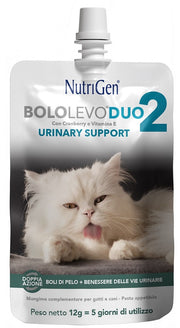 Bololevo Duo Urinary Support Boli di Pelo e Vie Urinarie per Cani e Gatti 12 g