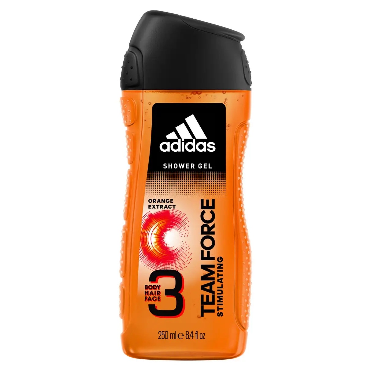 Adidas Team Force Stimulating Shower Gel Uomo 3 In 1 Per Corpo Capelli E Viso 250ml-1