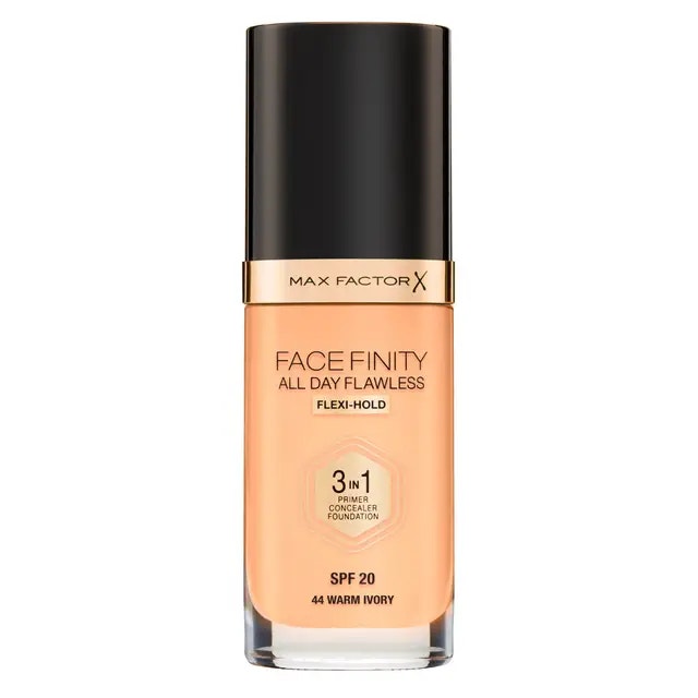 Max Factor Facefinity All Day Flawless 3 In 1 Shade 44 Warm Ivory 30ml-0