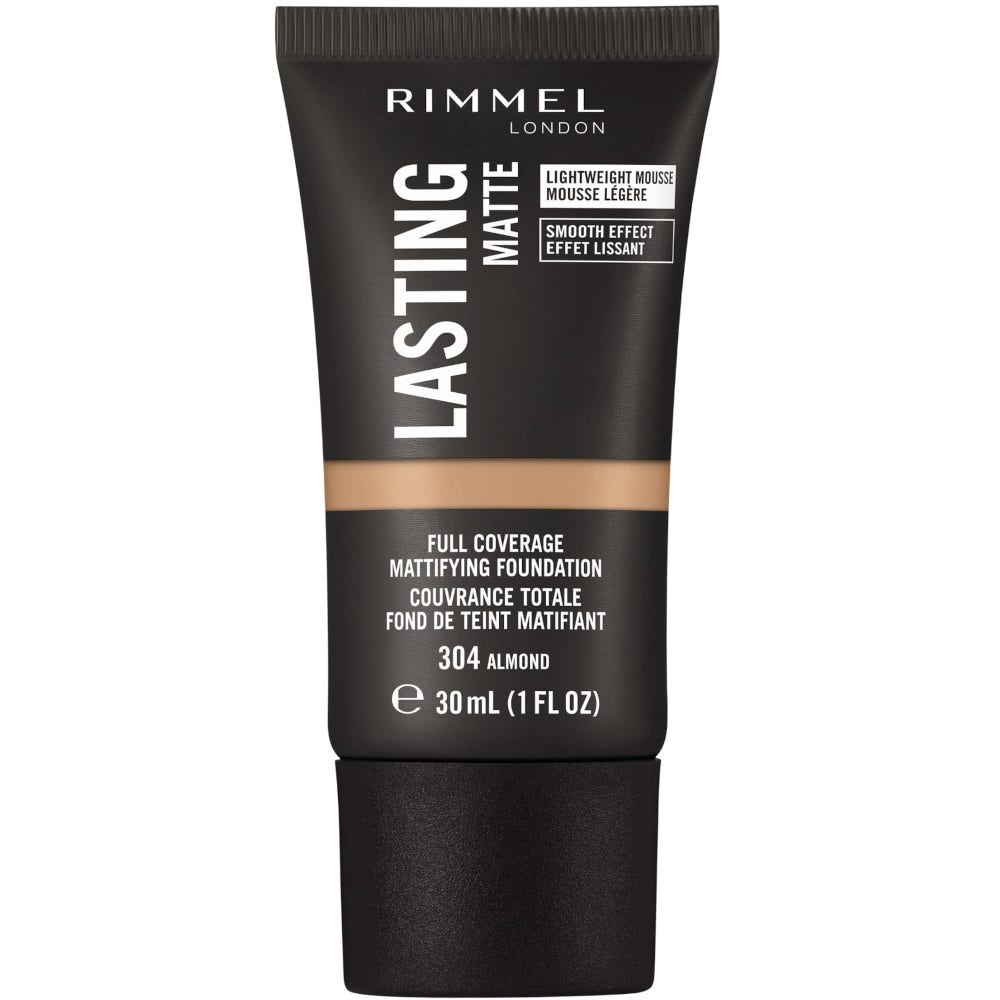 Rimmel Fondotinta Lasting Matte 304 Almond 30ml-1