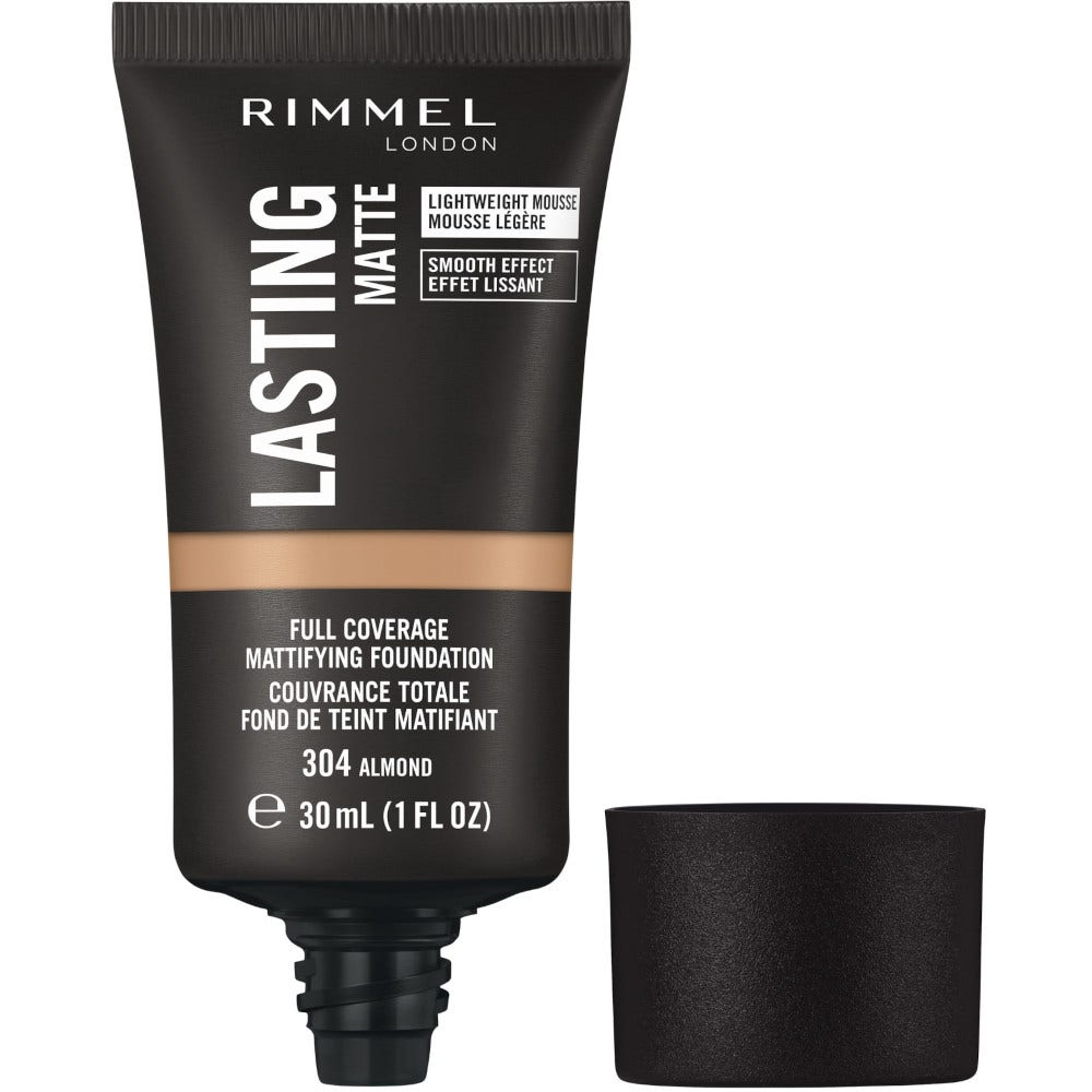 Rimmel Fondotinta Lasting Matte 304 Almond 30ml-2