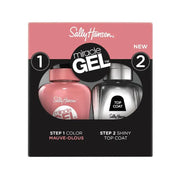 Sally Hansen Miracle Gel Duo Pack Top Coat + Smalto Colore 920 Mauve-Olous-0