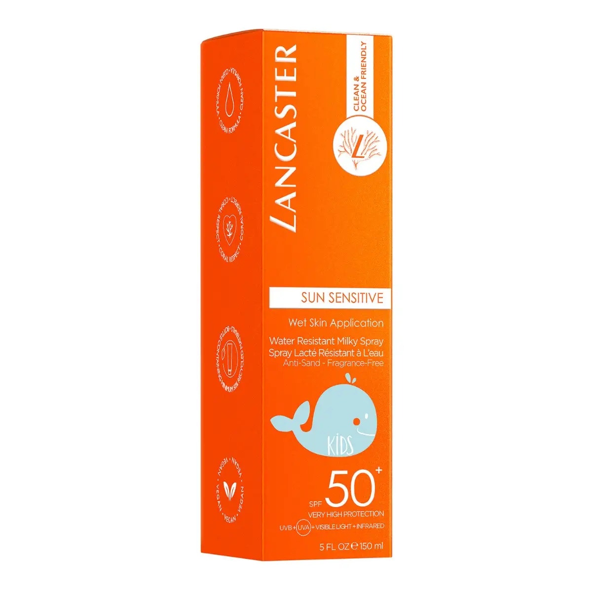 Lancaster Sun Sensitive Milky Spray Protezione Solare Per Bambini SPF 50+ 150ml-2