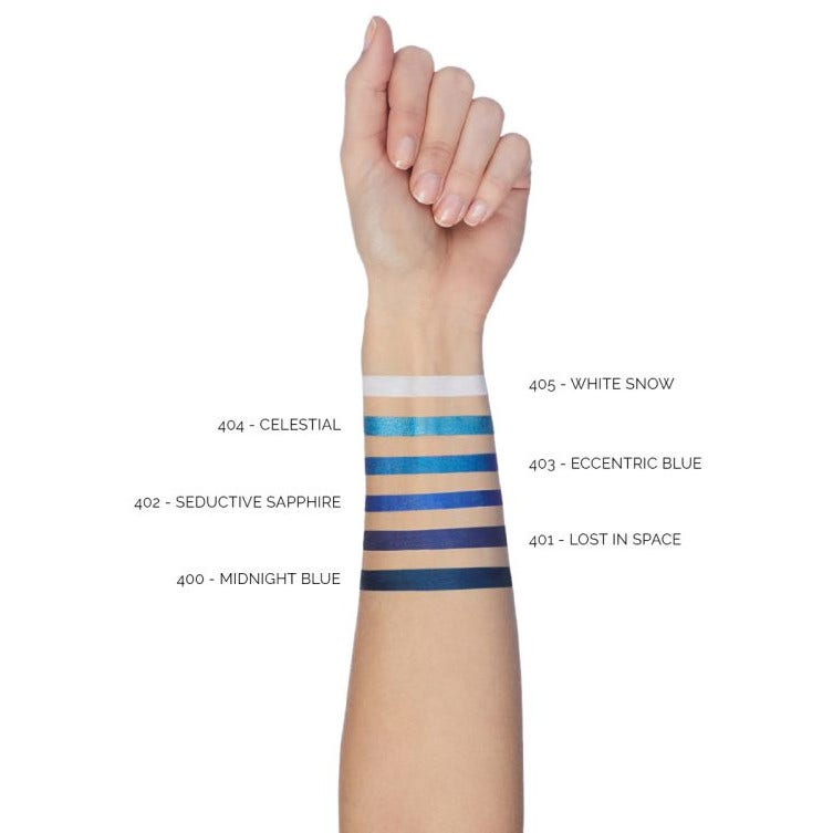 Pupa Vamp! Eye Pencil Matita Waterproof 2 In 1 Eyeliner E Kajal 0.35g Eccentric Blue 403-2