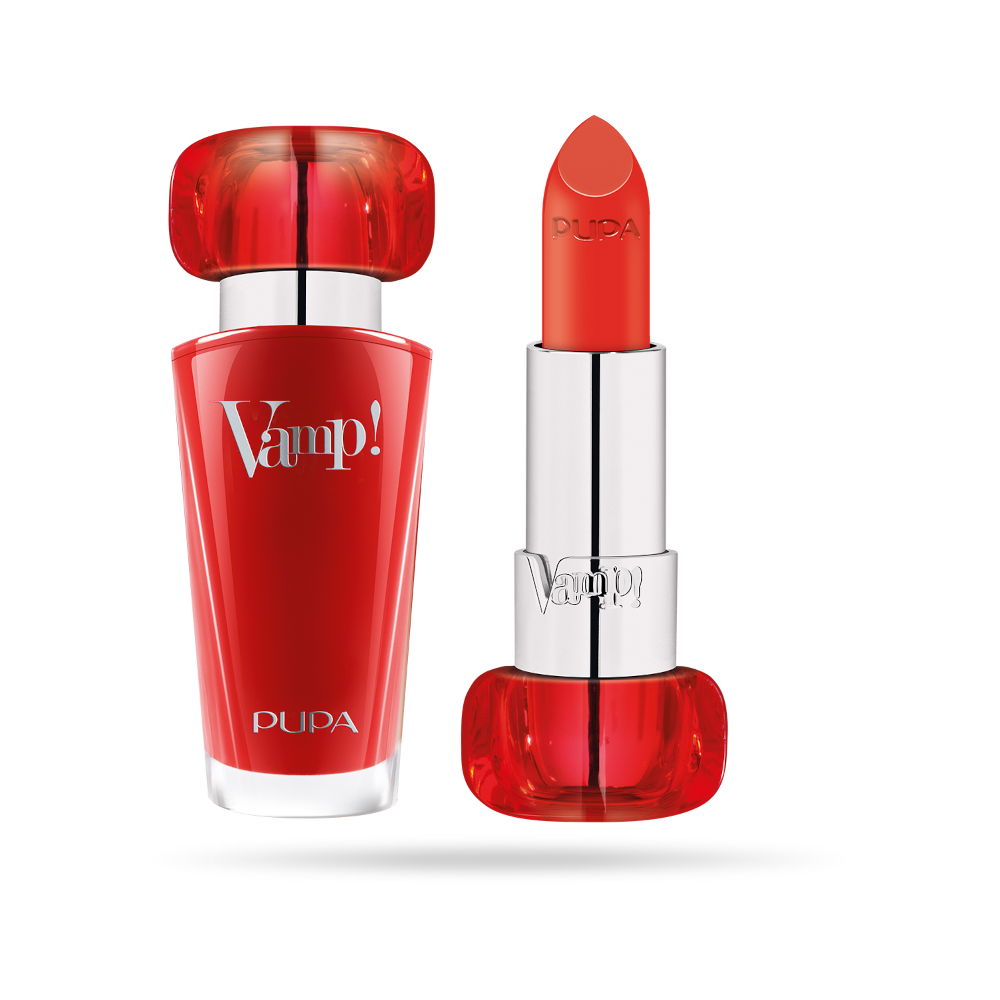 Pupa Vamp! Lipstick Rossetto Volumizzante 3,5g Outstanding Orange 306-1