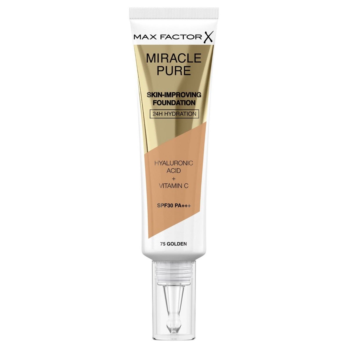 Max Factor Fondotinta Viso Miracle Pure Shade 75 Golden-0