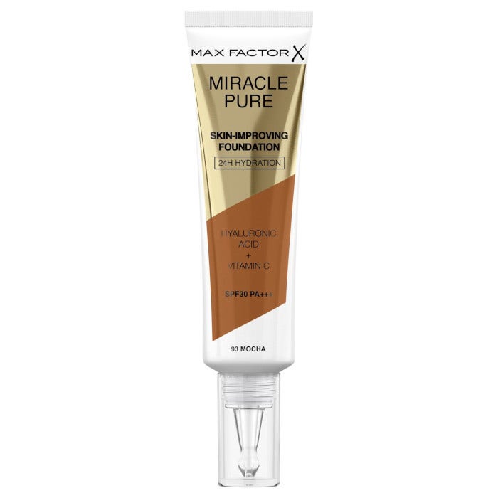 Max Factor Fondotinta Viso Miracle Pure Shade 93 Mocha-1