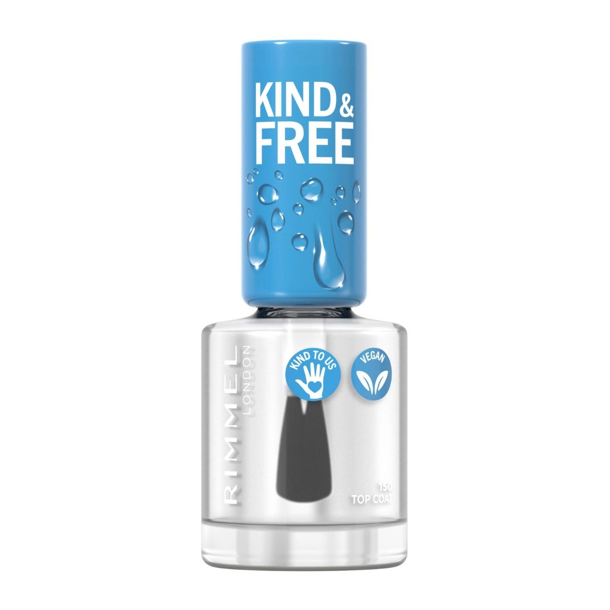 Rimmel Kind & Free Smalto Top Coat Formula A Base Naturale 8ml-1