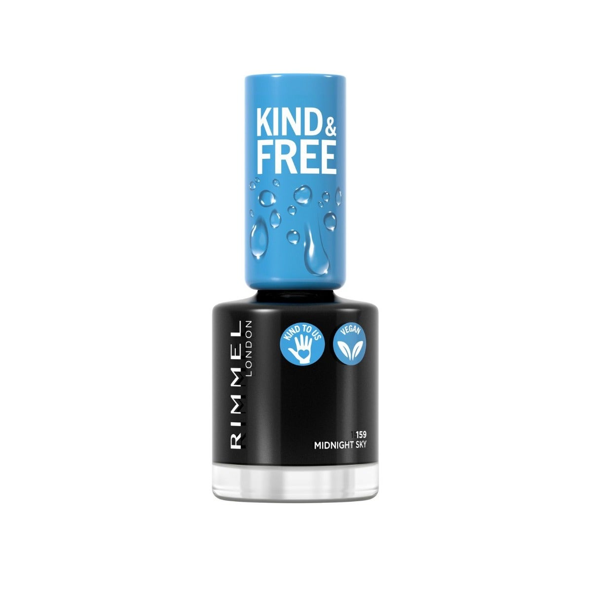 Rimmel Kind & Free Smalto Formula A Base Naturale Tonalità 159 Midnight Sky 8ml-1