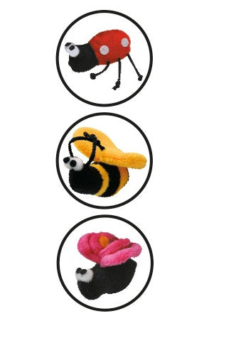 Croci Bacchetta Con Insetti Gioco Per Gatti 1 Pezzo Soggetto Assortito-4