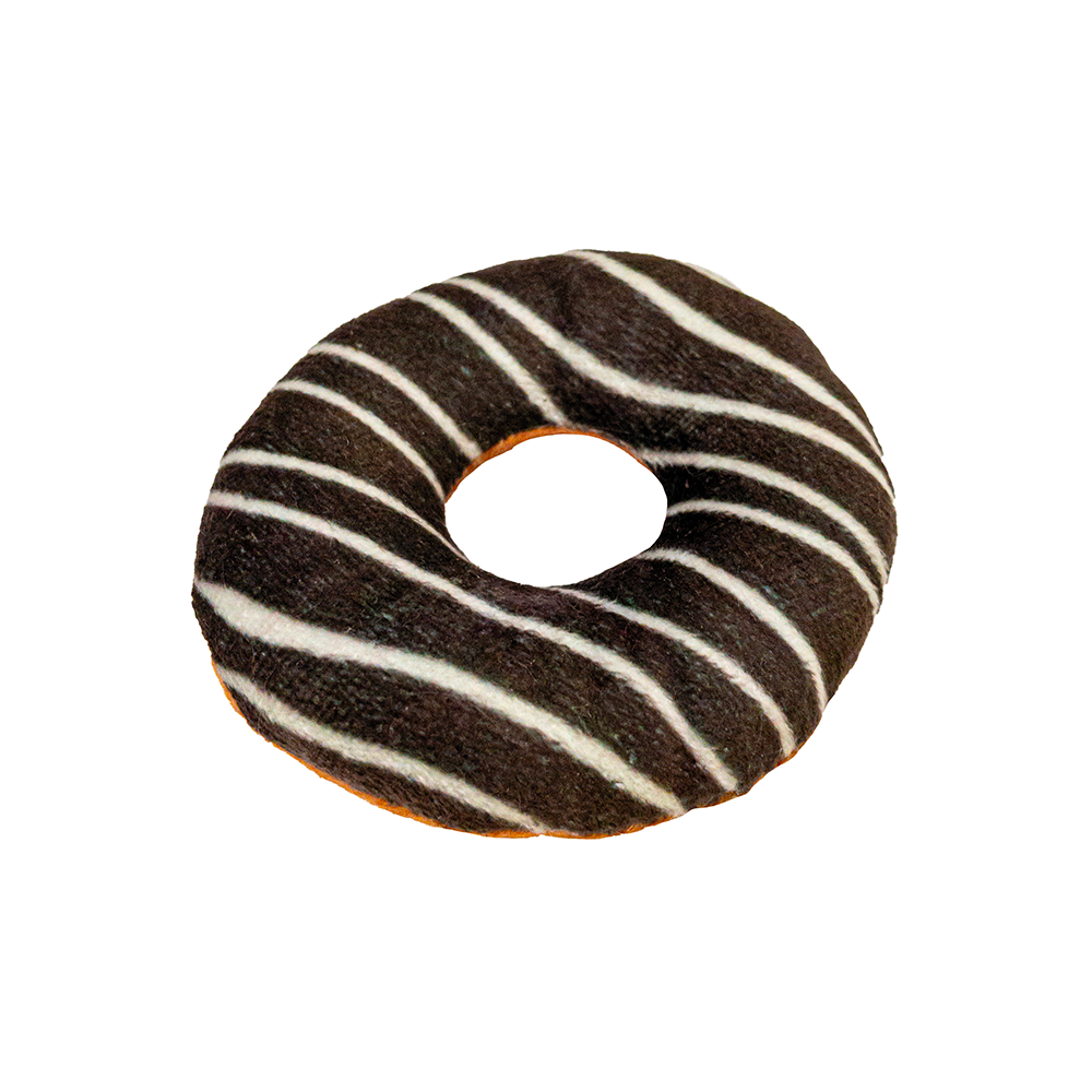 Croci Bakery Street Donut Marrone Con Catnip Gioco Per Gatti 9cm-1