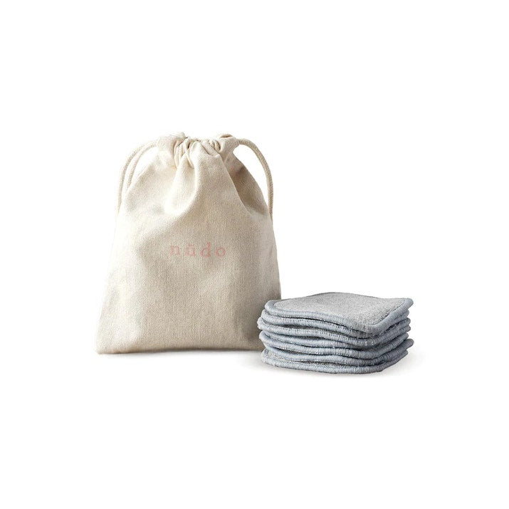 Nudo Dischetti Struccanti In Puro Cotone Lavabili E Riutilizzabili 7 Pezzi-1