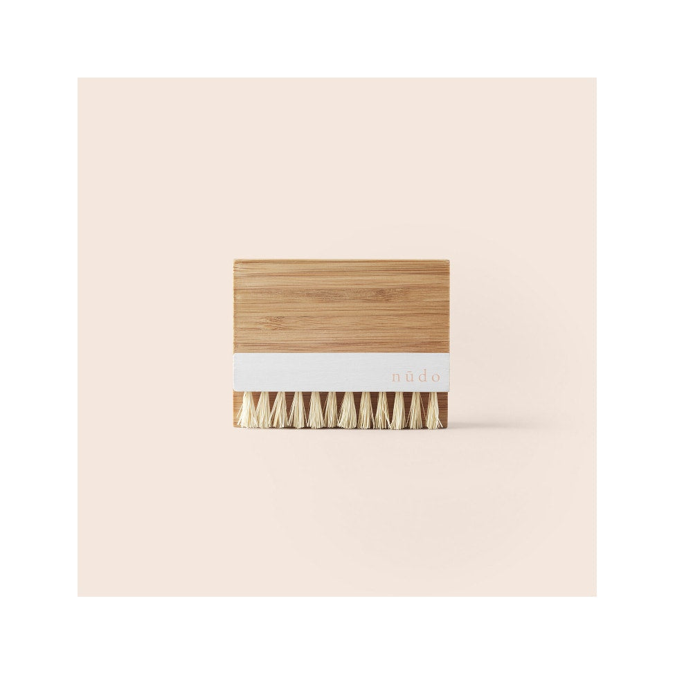 Nudo Spazzola Per Unghie Mani/Piedi In Bamboo E Fibra Di Agave-1