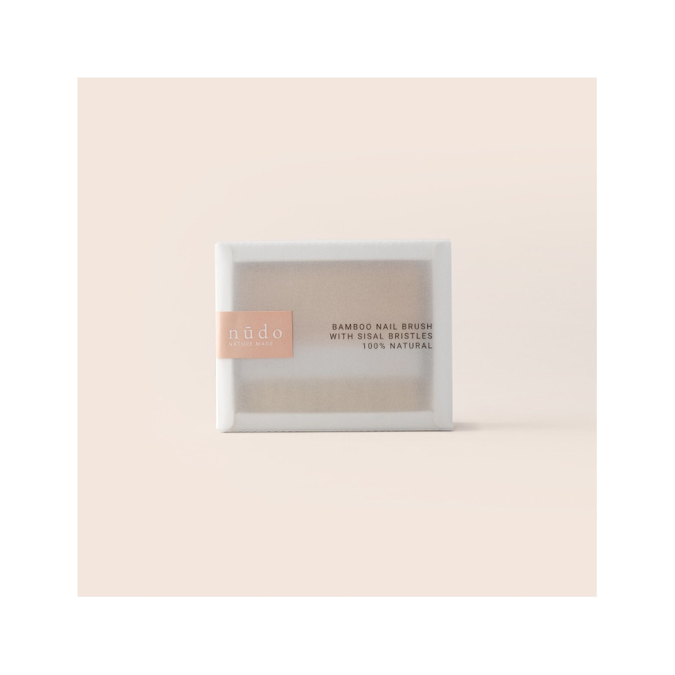 Nudo Spazzola Per Unghie Mani/Piedi In Bamboo E Fibra Di Agave-3