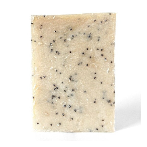 Nudo Sapone Solido Esfoliante Con Semi Di Papavero Detergente Corpo E Mani 100g-4