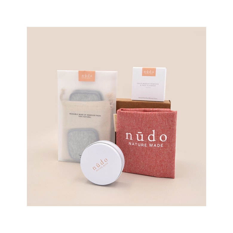 Nudo Kit Face Care Essentials Dischetti Struccanti + Struccante Solido + Portasapone + Shopper In Cotone-2