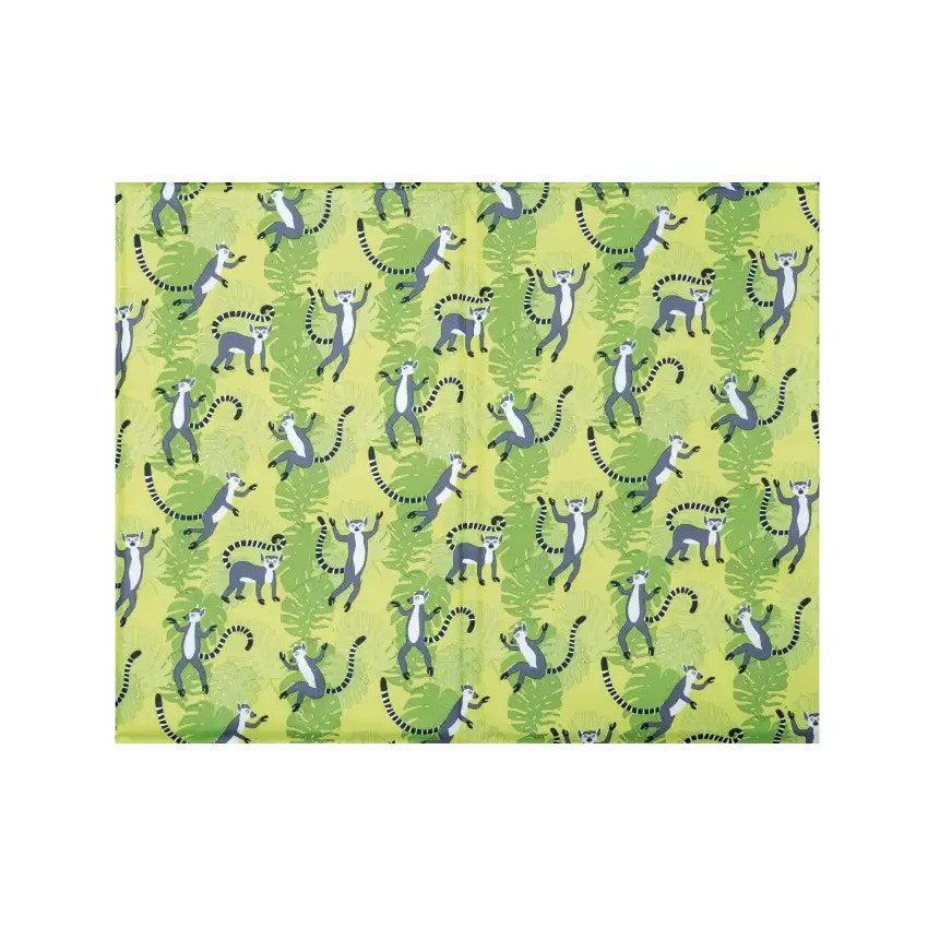 Croci Tappetino Rinfrescante Per Cani Fantasia Lemuri 90 x 50cm-0