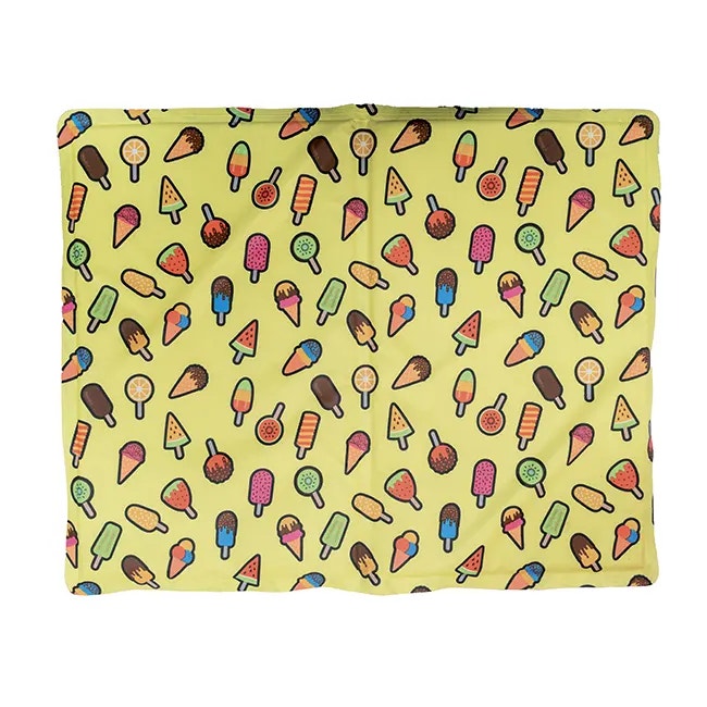 Croci Tappetino Rinfrescante Per Gatti Fantasia Gelati 90 x 50cm-1