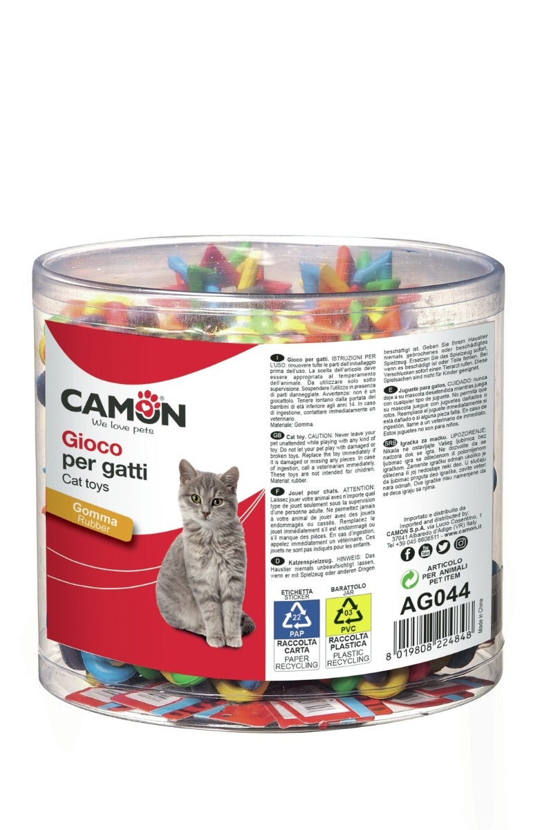 Camon Pallina Intrecciata In Gomma Per Gatti 4,5cm-2
